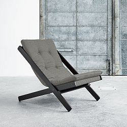 Skládací křeslo Karup Boogie Black/Granite Grey