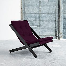 Skládací křeslo Karup Boogie Black/Purple Plum