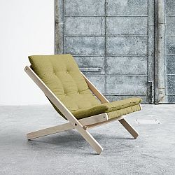 Skládací křeslo Karup Boogie Raw/Avocado Green
