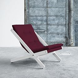 Skládací křeslo Karup Boogie White/Light Bordeaux