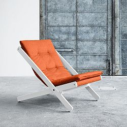 Skládací křeslo Karup Boogie White/Orange