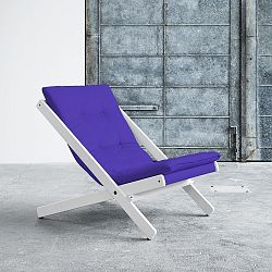 Skládací křeslo Karup Boogie White/Violet