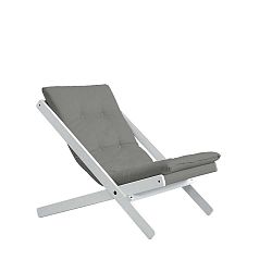 Skládací křeslo Karup Design Boogie White/Grey