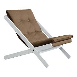 Skládací křeslo Karup Design Boogie White/Mocca