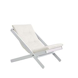 Skládací křeslo Karup Design Boogie White/Natural