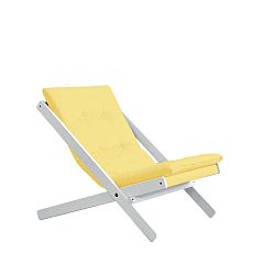 Skládací křeslo Karup Design Boogie White/Yellow