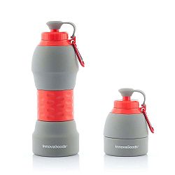 Skládací silikonová lahev InnovaGoods, 580 ml