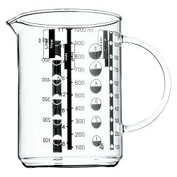 Skleněná odměrka WMF, 1 l