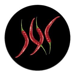 Skleněná podložka pod hrnec Wenko Hot Pepper