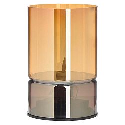Skleněný LED svícen InArt Amber, ⌀ 10 cm