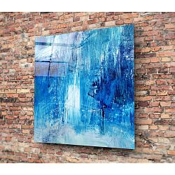 Skleněný obraz 3D Art Azul Juniya, 30 x 30 cm