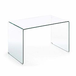 Skleněný pracovní stůl 70x125 cm Burano – Kave Home