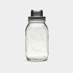 Skleněný šejkr Men's Society Mason, 950 ml