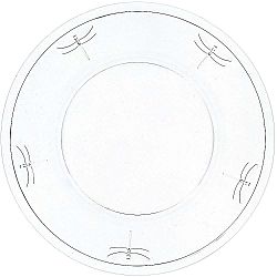 Skleněný talíř La Rochère Libellules, ⌀ 32 cm