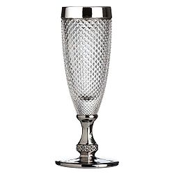 Sklenice na sekt Silver Rimmed