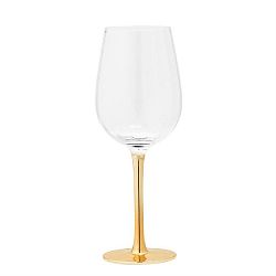 Sklenice na víno Bloomingville Clear Gold