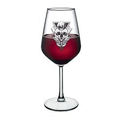 Sklenice na víno Vivas Skull, 345 ml