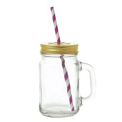 Sklenice s víčkem PT LIVING Macy, 450 ml