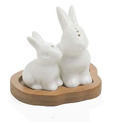 Slánka a pepřenka s podnosem Brandani Rabbit