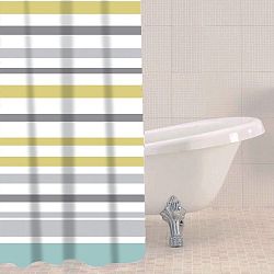 Sprchový závěs Sabichi Sea Stripe, 180 x 180 cm
