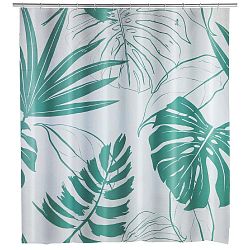 Sprchový závěs Wenko Green Monstera, 180 x 200 cm