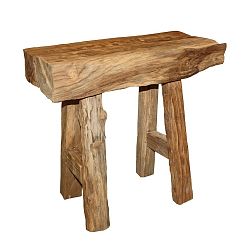 Stolička  z teakového dřeva HSM collection Rustic