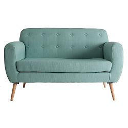 Svělte modrá dvoumístná pohovka Last Deco Thrisk
