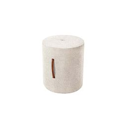 Světle béžová taburetka Kooko Home Motion, ø 40 cm
