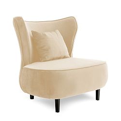 Světle béžové křeslo Vivonita Douglas Love Seat