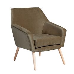 Světle hnědé křeslo Max Winzer Alegro Suede