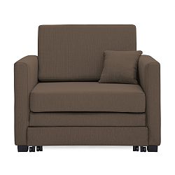 Světle hnědé rozkládací křeslo Vivonita Brent
