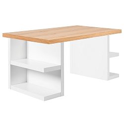 Světle hnědý pracovní stůl TemaHome Multi, 180 cm