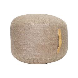 Světle hnědý puf Hübsch Zerio, ø 50 cm