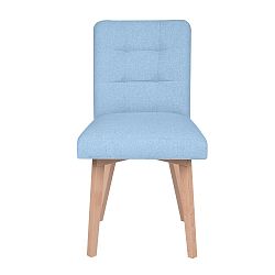 Světle modrá jídelní židle Mazzini Sofas Tulip