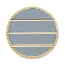 Světle modrá police Surdic Azul, Ø 56 cm