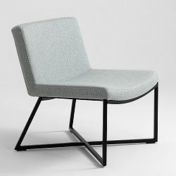 Světle modré křeslo Custom Form Zero