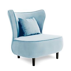 Světle modré křeslo Vivonita Douglas Love Seat
