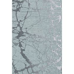 Světle modrý koberec Twigs, 160 x 230 cm
