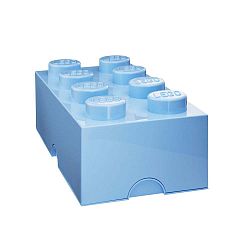 Světle modrý úložný box LEGO®