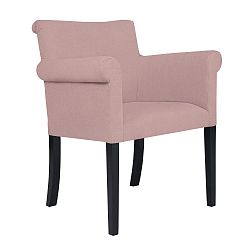 Světle růžová židle Kooko Home Harp