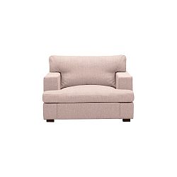Světle růžové křeslo The Clasic Living Charles