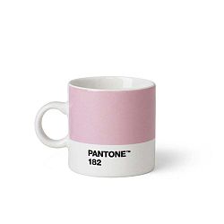 Světle růžový hrnek Pantone 182 Espresso, 120 ml