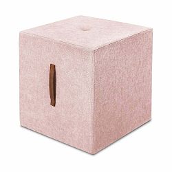 Světle růžový puf Kooko Home Bounce