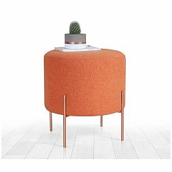 Světle růžový taburet Copper – Artie