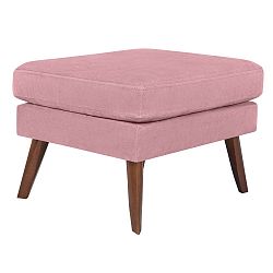 Světle růžový taburet Mazzini Sofas Elena