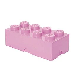 Světle růžový úložný box LEGO®