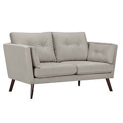 Světle šedá 2místná pohovka Mazzini Sofas Cotton