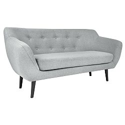 Světle šedá 2místná pohovka Mazzini Sofas Piemont