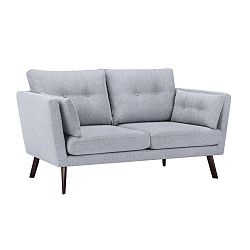 Světle šedá 3místná pohovka Mazzini Sofas Elena