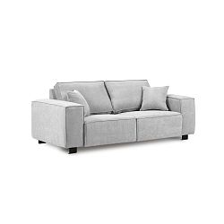 Světle šedá dvoumístná pohovka Kooko Home Modern